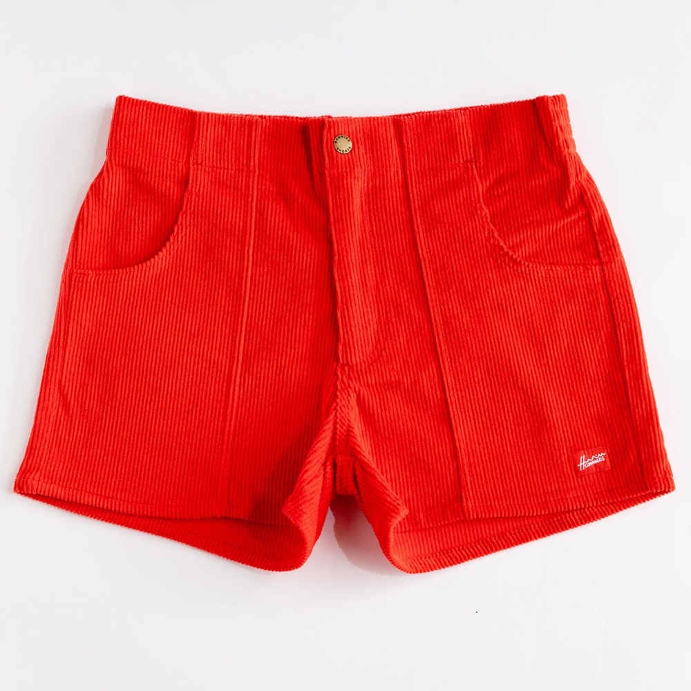 Hammies Red Shorts - corduroy